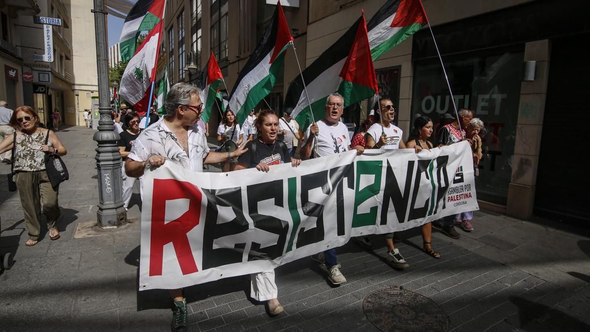 Manifestación solidaridad con Palestina