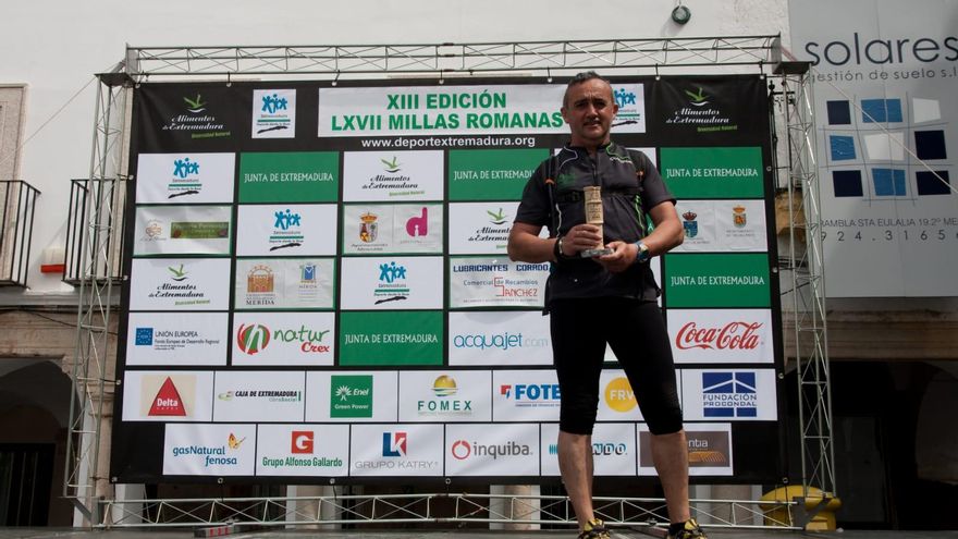 Manolo Coronado tras finalizar la XIII Edición de las LXVII Millas Romanas