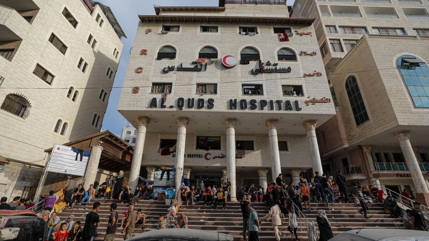 Al-Quds hospital in Gaza