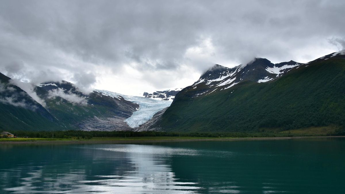 Frente del Glaciar Svartisen.
