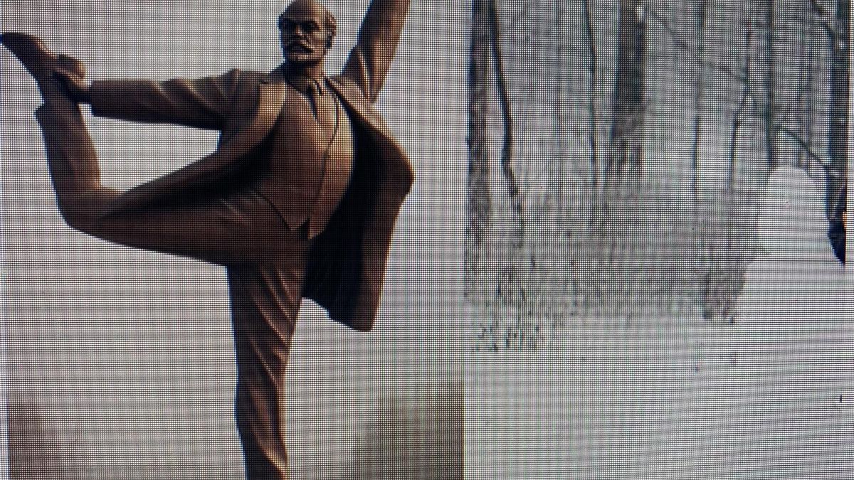 Lenin bailando sobre la nieve