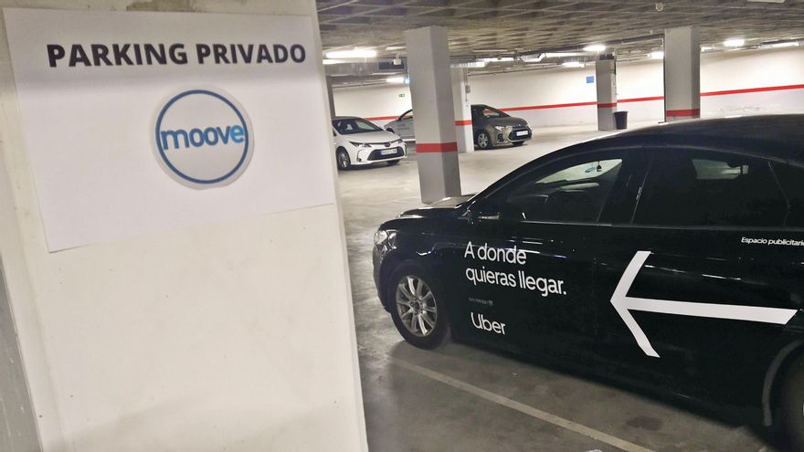 El Ayuntamiento de Madrid alquila a Uber 308 plazas de un parking municipal por la mitad que a los residentes