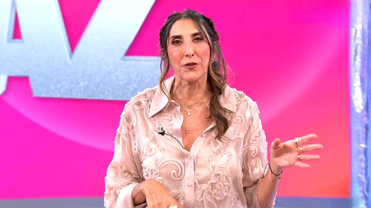 Paz Padilla, presentadora de 'El show de Paz' en Telecinco