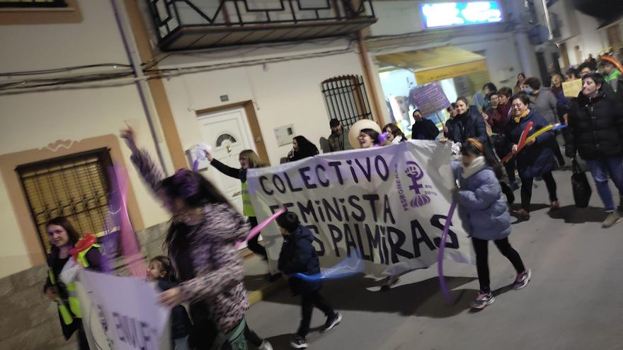 Manifestación en Las Pedroñeras