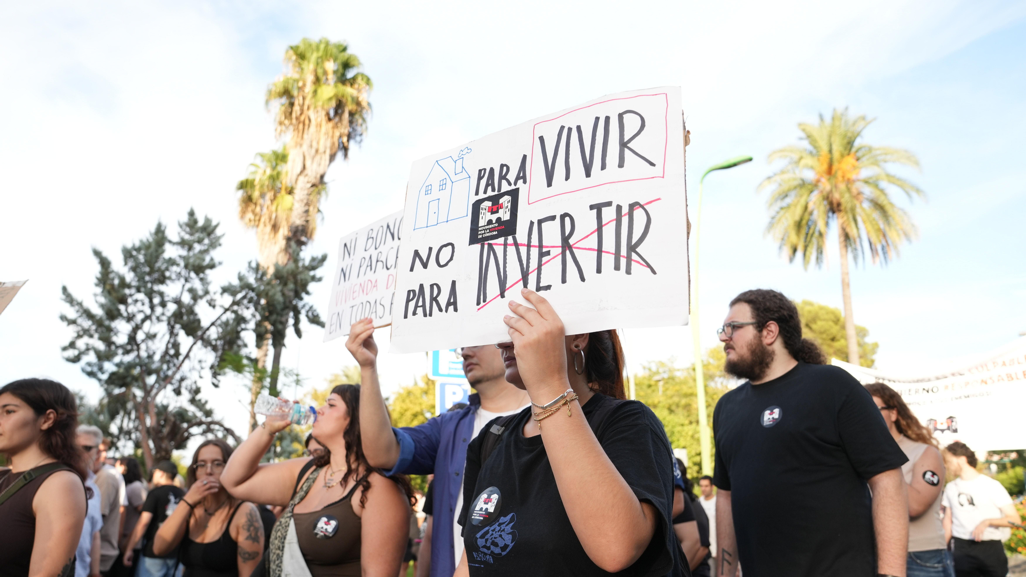 Concentración en Córdoba por la vivienda tras el desahucio de Maricarmen
