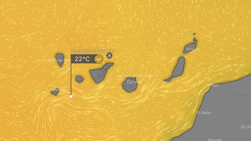 La AEMET avisa sobre anomalías térmicas en las aguas de Canarias