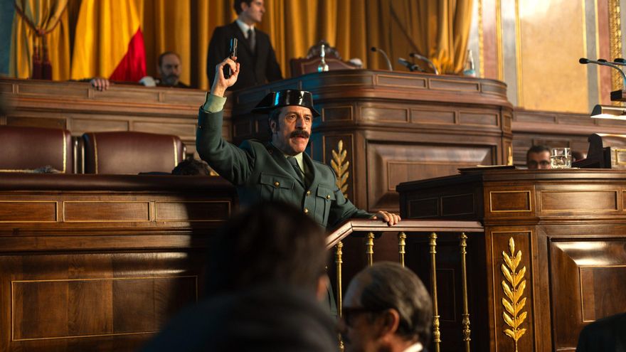 David Lorente, como Tejero, en 'Anatomía de un instante'