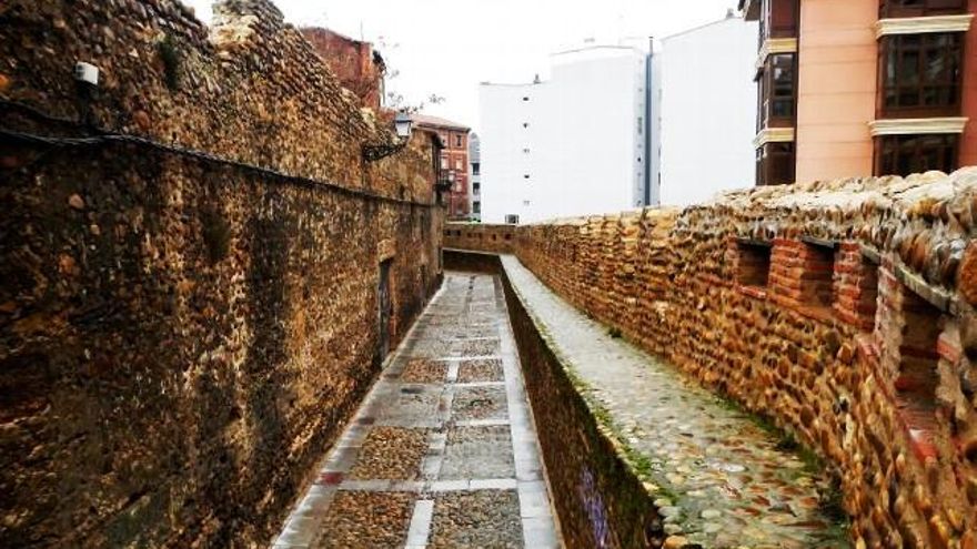 La calle Las Cercas de León.