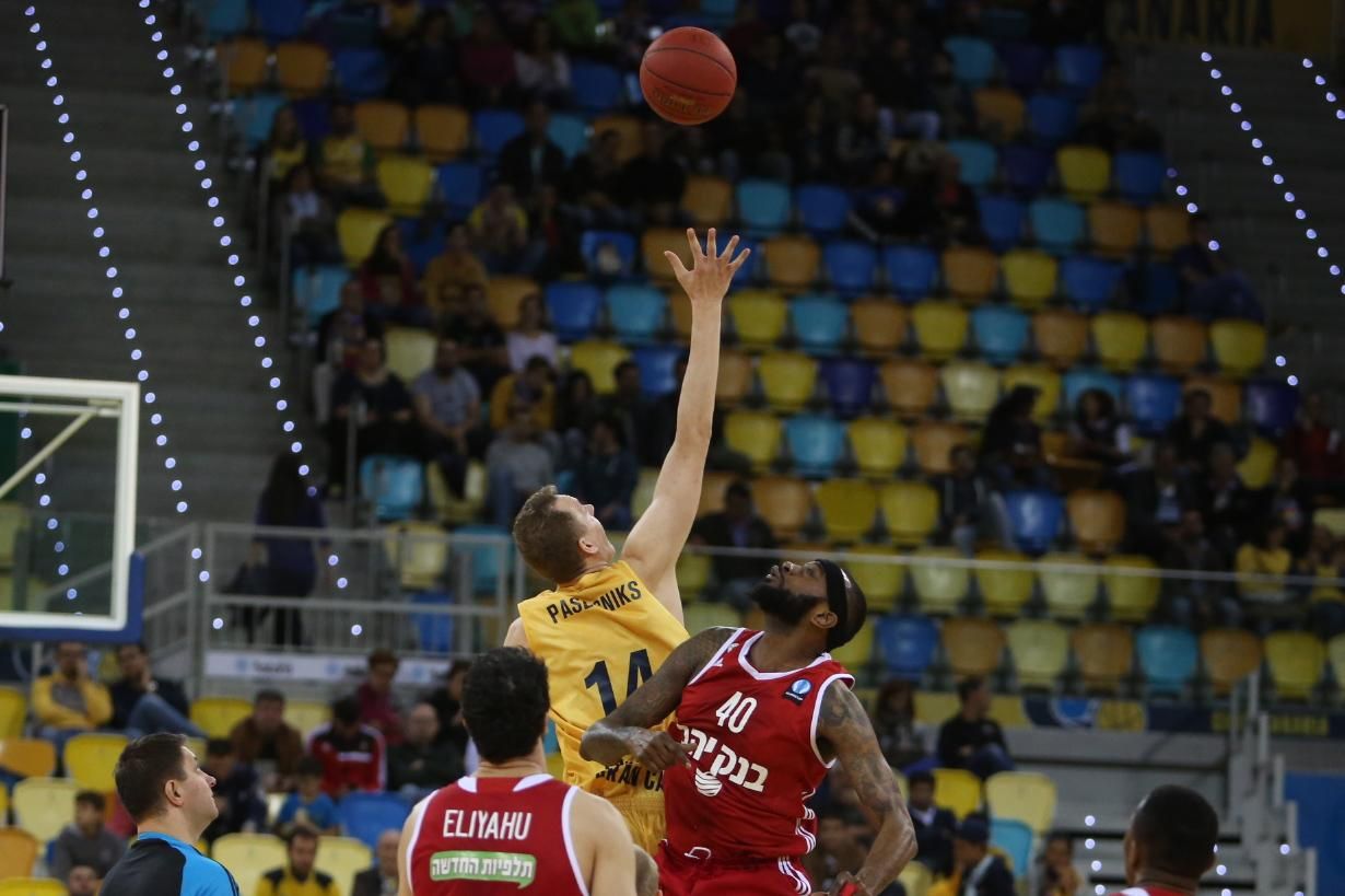 Partido entre el Herbalife Gran Canaria y Hapoel Jerusalen disputado en el Gran Canaria Arena. (Alejandro Ramos).