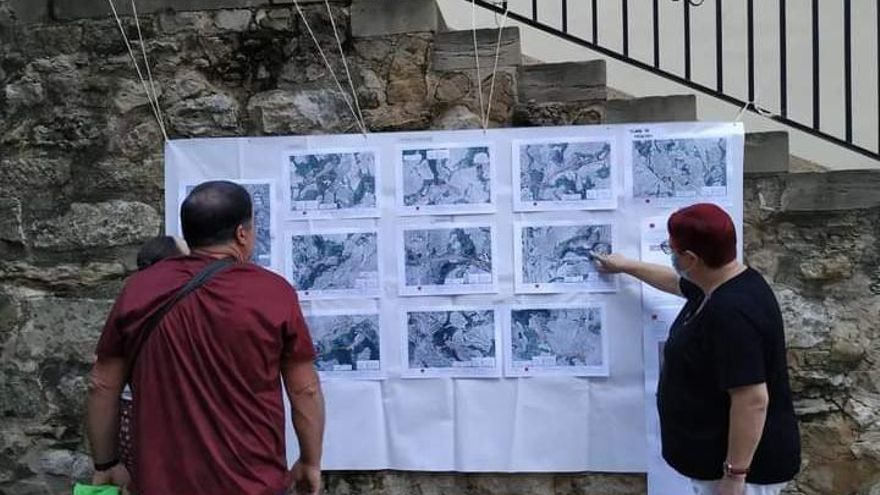 La plataforma Valjunquera por los Paisajes señaló los lugares que quedarían afectados por la colocación de aerogeneradores en el municipio