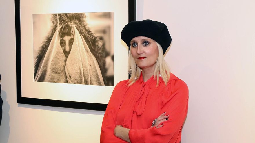 Inauguración de la exposición 'Los ojos del Antruejo', de Carmen Coque. // Peio García / ICAL