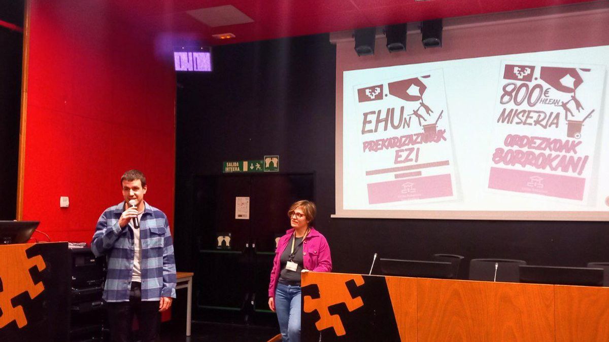 Presentación del documental sobre los rostros de la precariedad en la Universidad del País Vasco (UPV/EHU)