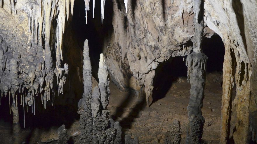 Sala descubierta en La Garma durante la campaña arqueológica de 2021.