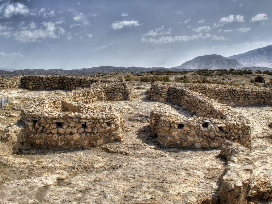 Muros en el Yacimiento de Los Millares.