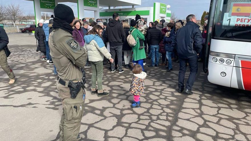 Evacuación de ciudadanos españoles en Ucrania
