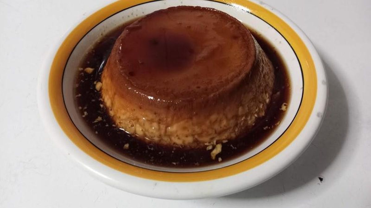 Flan de leche condensada, uno de los postres tradicionales