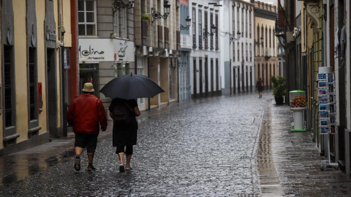 Lluvias y descenso de las temperaturas este jueves en Canarias