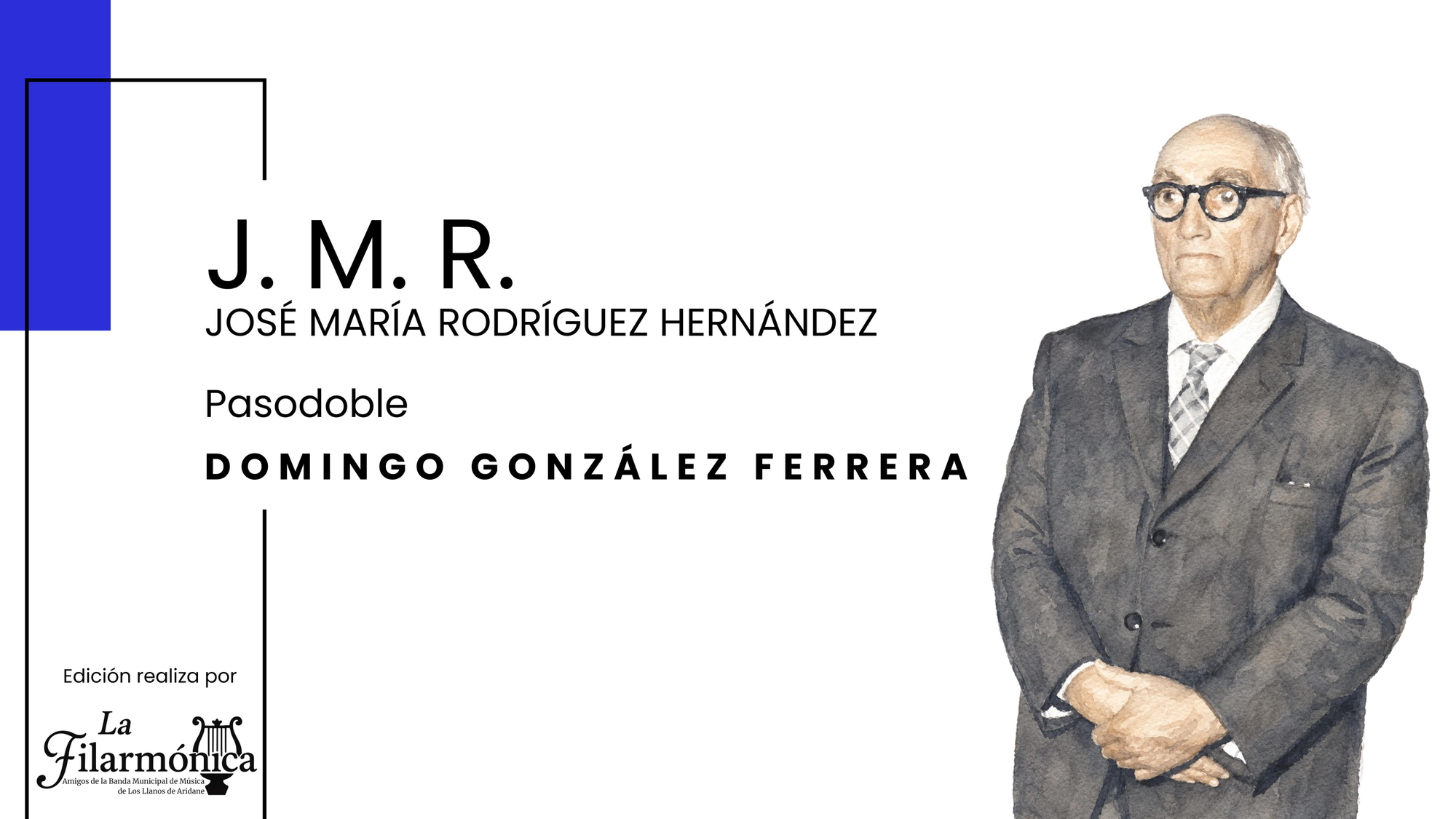 Portada de la edición  de pasodoble JMR.