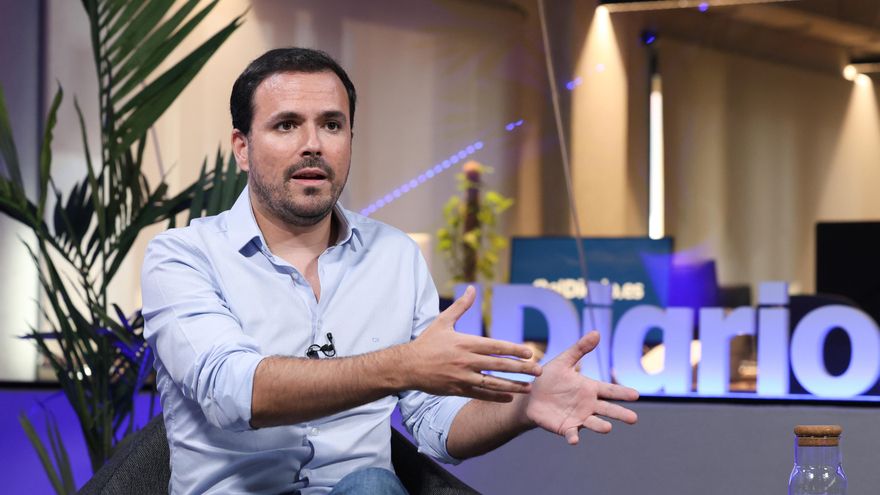 Garzón, durante la entrevista