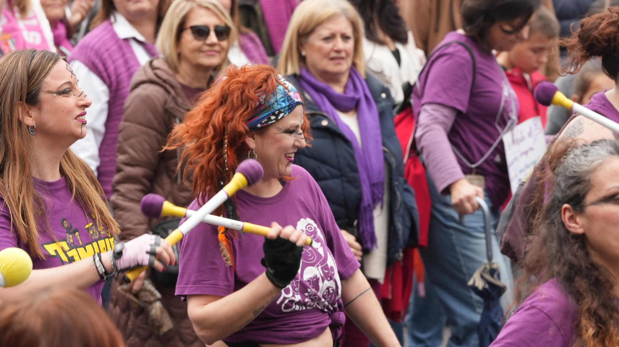La manifestación del 8M, en imágenes