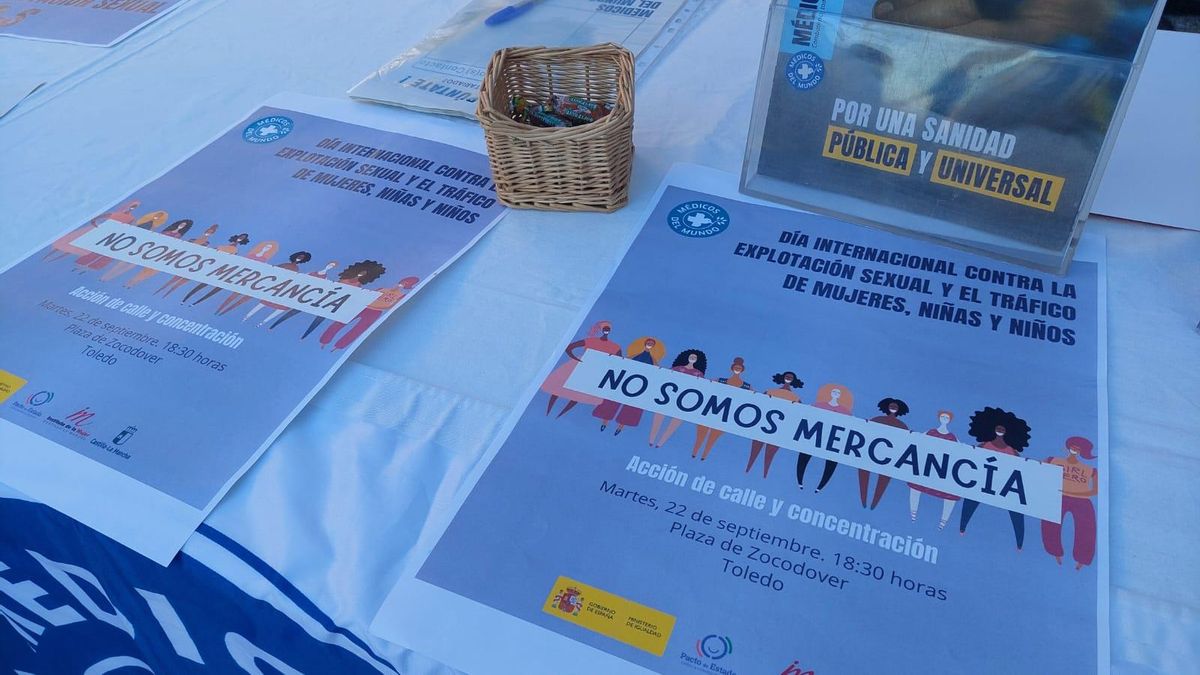 "No somos mercancía", lema de la campaña de Médicos del Mundo contra la explotación sexual
