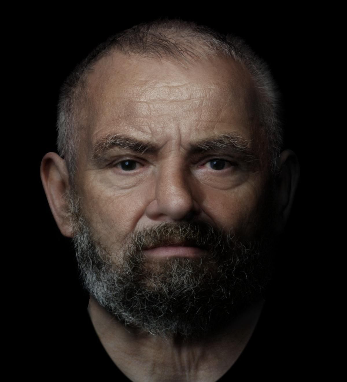 Reconstrucción facial de un hombre de Inveresk.