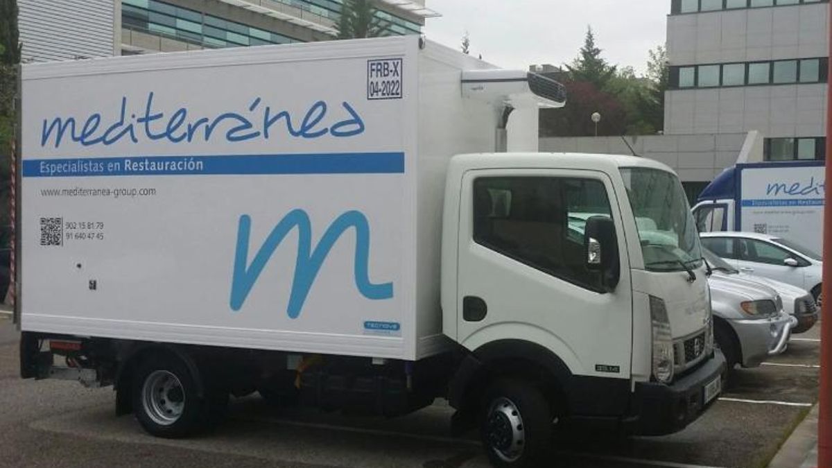 Camión de Mediterránea de Catering SL