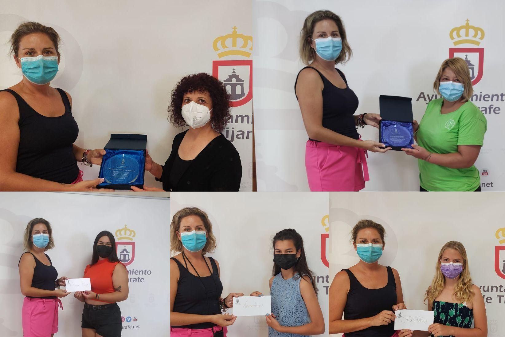 Entrega de los premios.