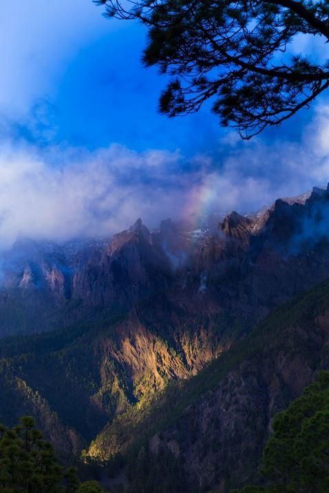 Imagen de la Caldera de Taburiente realizada por ANA GARCÍA SUÁREZ.