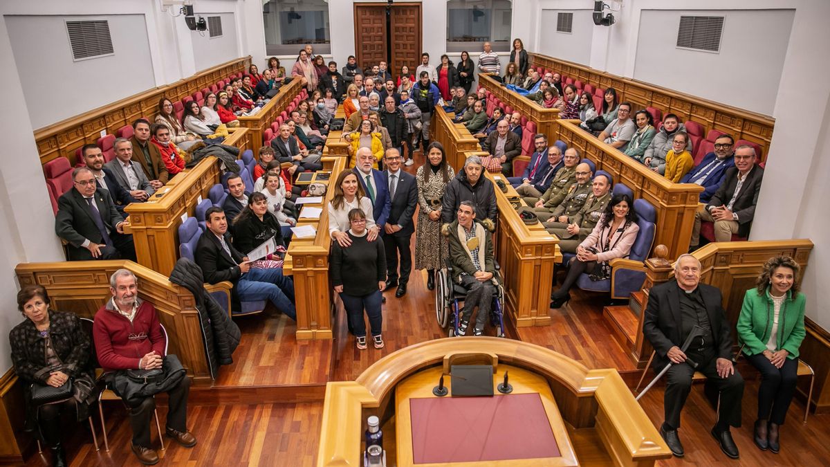 Pleno por la Discapacidad Intelectual y la Parálisis Cerebral organizado por la Federación Provincial de Entidades Pro Personas con Discapacidad Intelectual y Parálisis Cerebral de Toledo, MARSODETO, en las Cortes