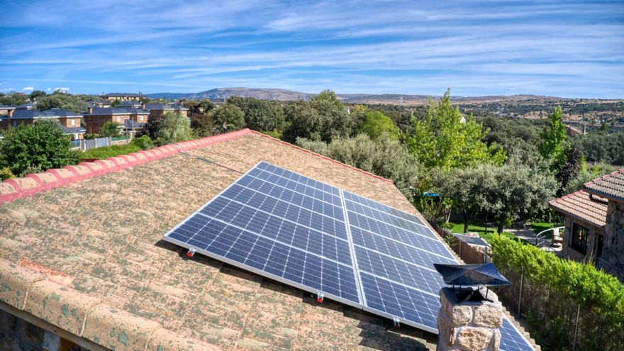 Placas solares en vivienda
