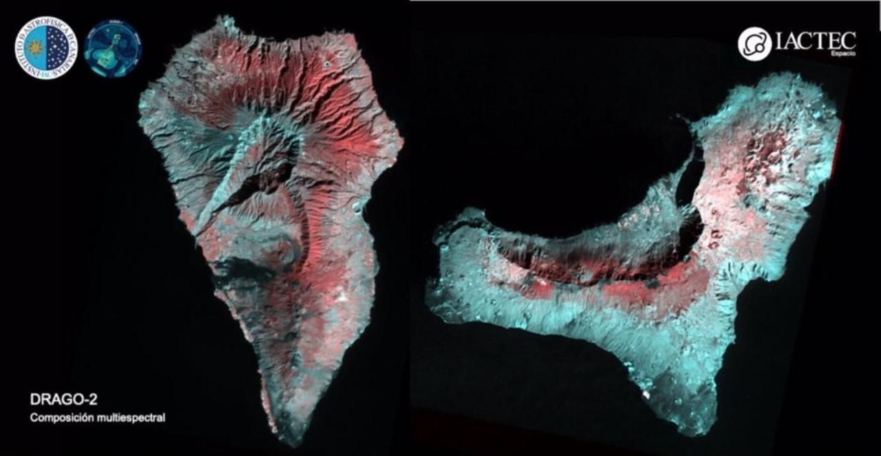Primeras imágenes captadas por el satélite canario ALISIO-1.