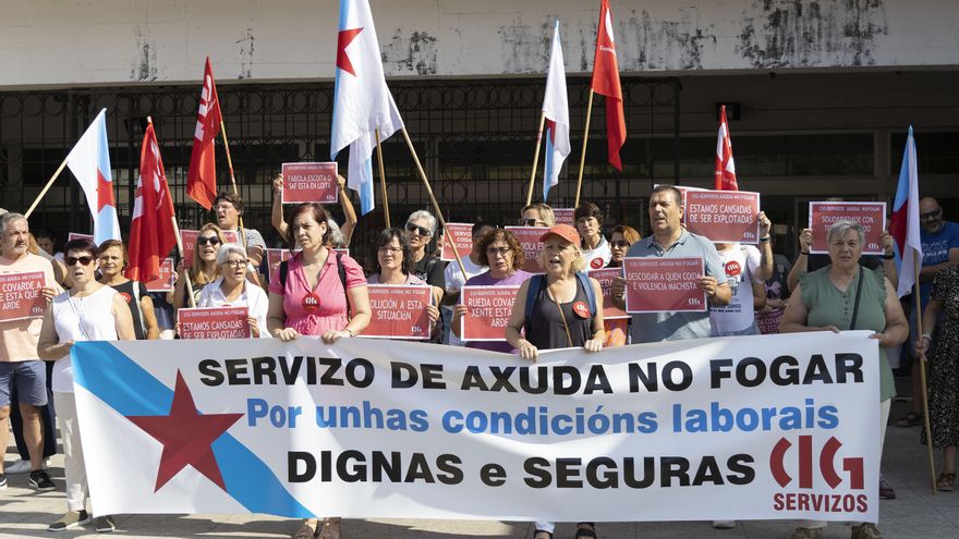 El Servicio de Ayuda a Domicilio en Galicia vive una jornada de protestas por su seguridad