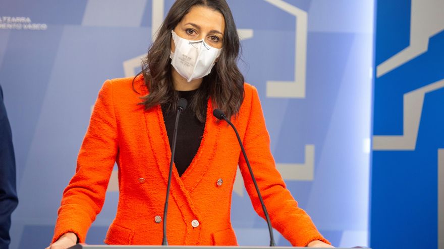 La presidenta de Ciudadanos, Inés Arrimadas. EFE/ David Aguilar/Archivo