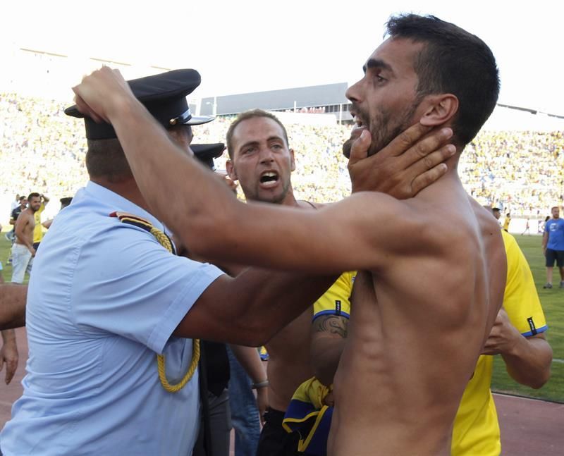 Incidentes tras el encuentro