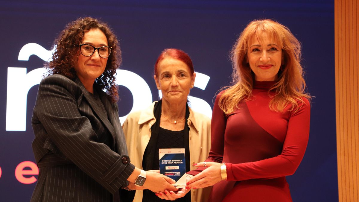 Uno de los premios de Cruz Roja ha ido destinado a Alcampo.