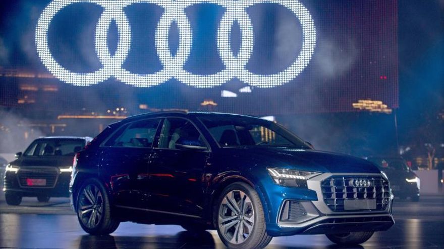 En la imagen, un Audi Q8 presentado mundialmente en Shenzhen (China).