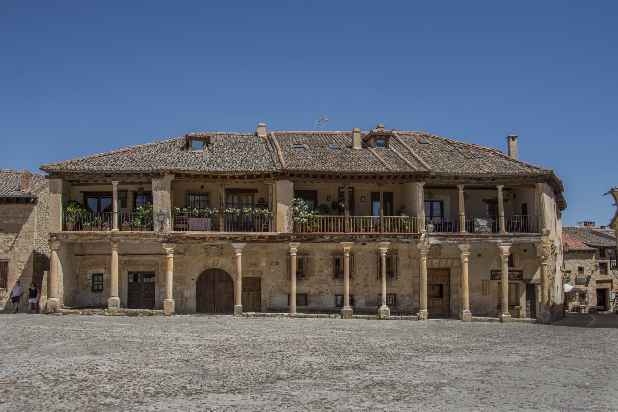 Plaza Mayor de Pedraza.