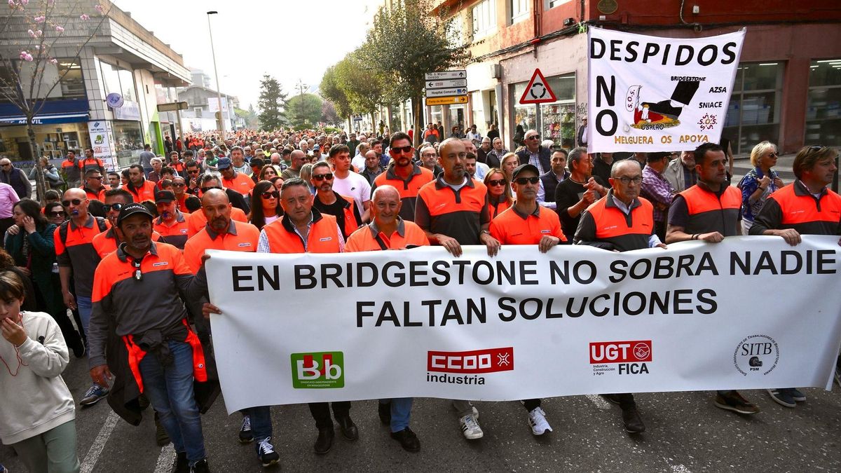 Bridgestone rebaja los despidos a 188 trabajadores en la planta de Puente San Miguel
