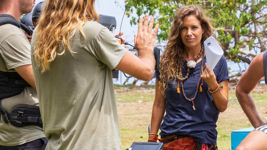 Laura Madrueño, durante los ensayos de 'Supervivientes'