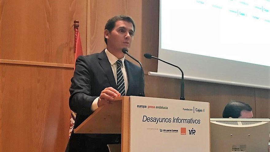 Archivo - Albert Rivera, en los Desayunos de Europa Press Andalucía