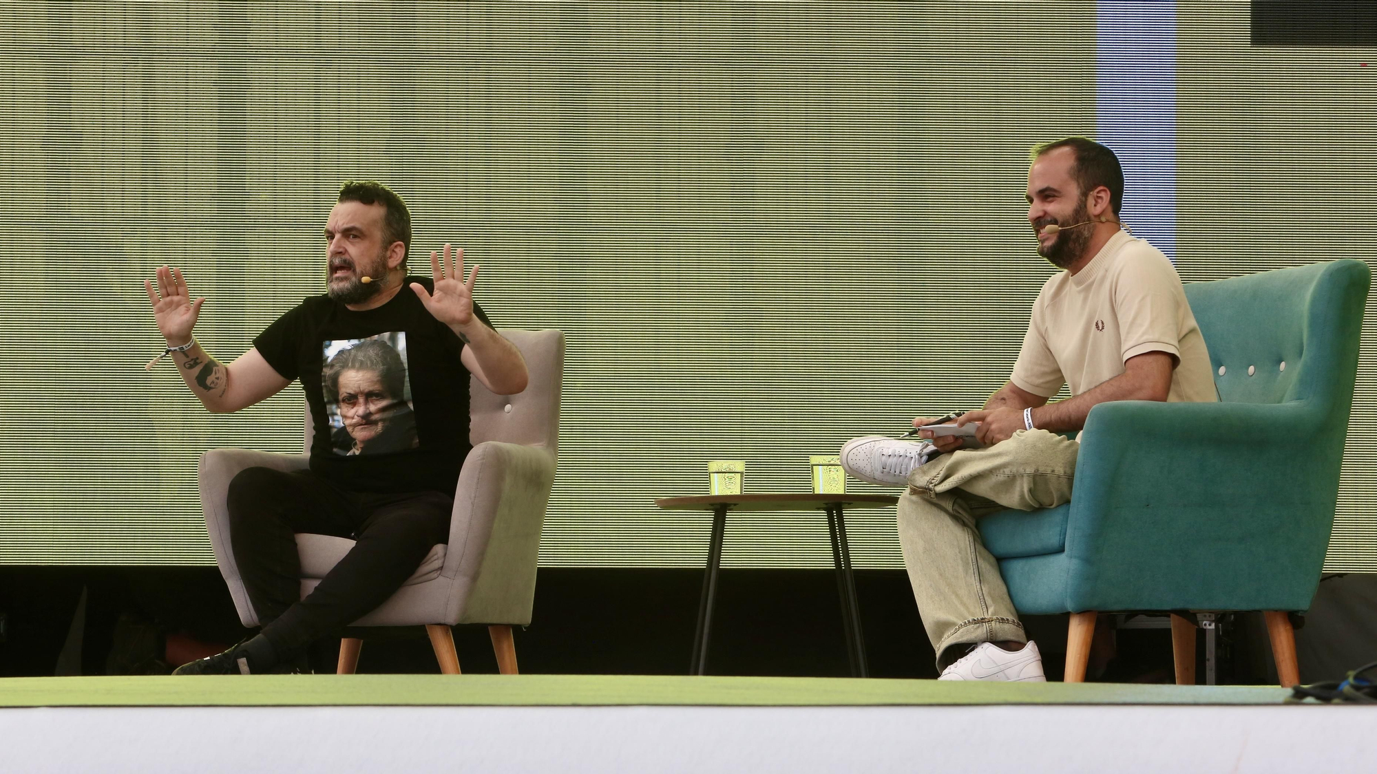 Nacho Vigalondo durante su entrevista con Javier Zurro