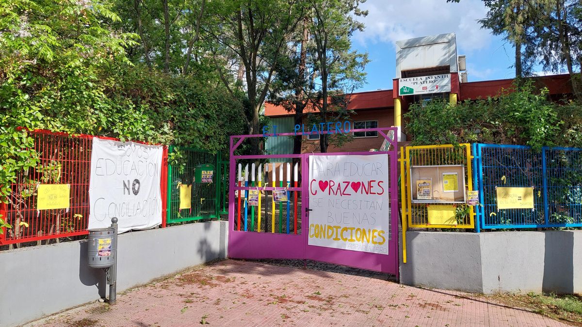 Exterior de la escuela infantil de Rivas.