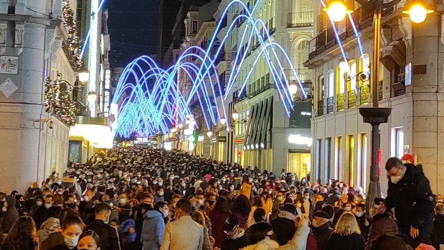 Calle Preciados, en el centro de Madrid