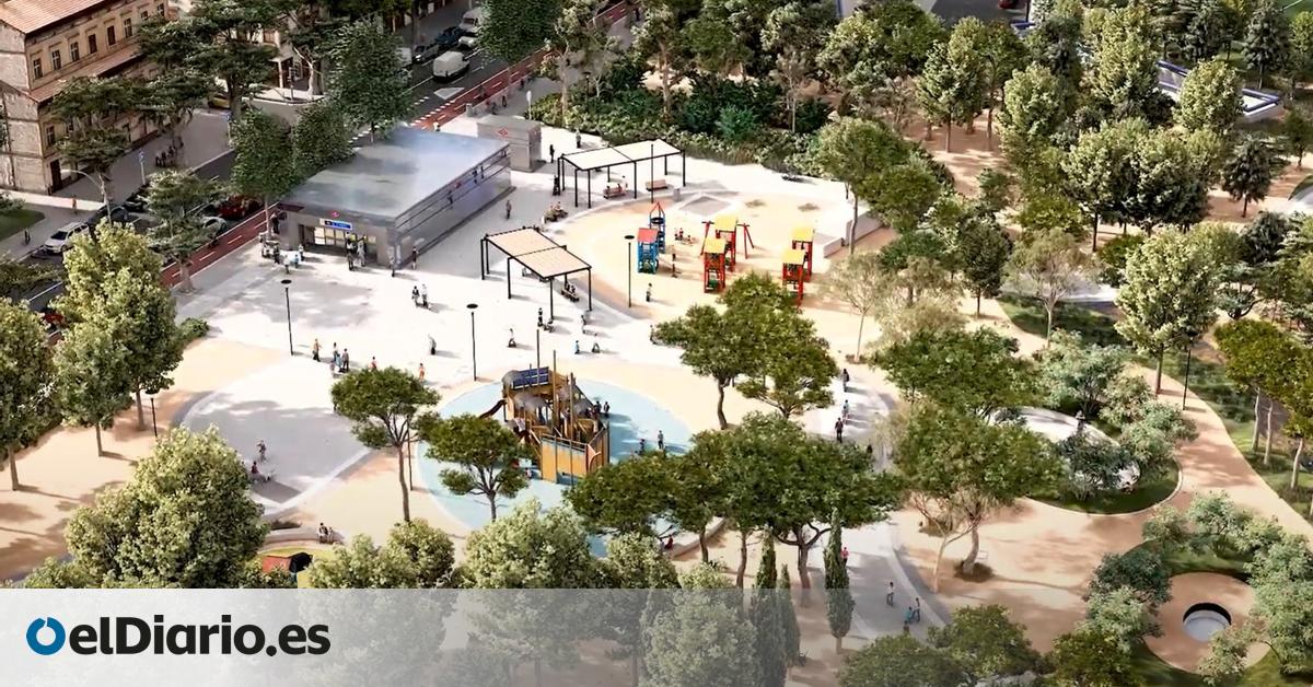 Diseñada la reconstrucción del parque que originó el 'No a la tala' sobre la nueva estación de Madrid Río