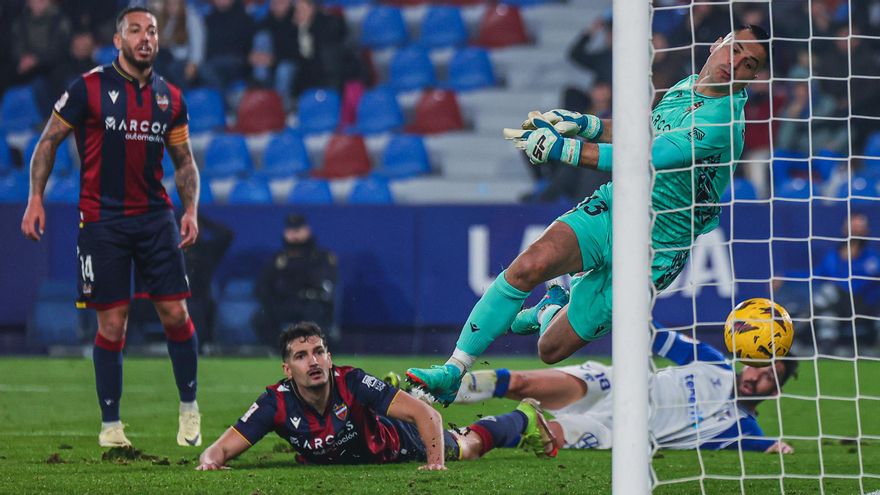 El Tenerife pone más que el Levante en un empate frustrante