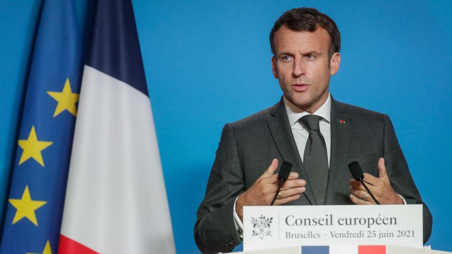 Imagen de archivo del presidente francés Emmanuel Macron. EFE/EPA/STEPHANIE LECOCQ/ POOL