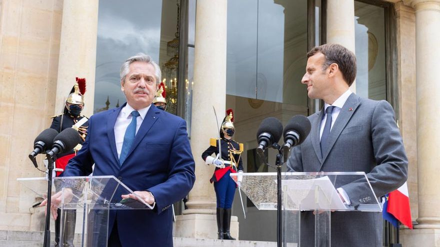 Macron: “Queremos que tenga un diálogo constructivo con el Club de París”