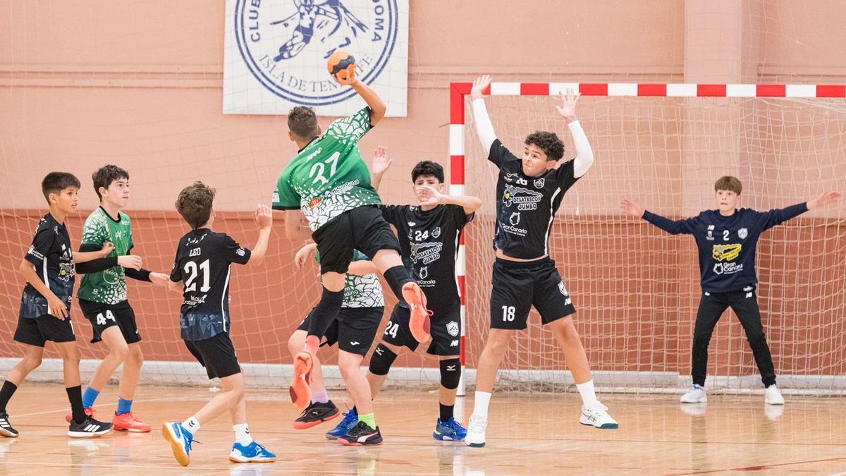 Lucha canaria y balonmano reúnen a 300 jóvenes en los Campeonatos de Canarias en Edad Escolar