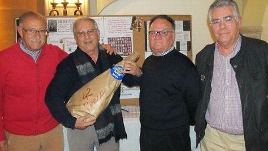 El cuarteto directivo, de izquierda a derecha, José Luis Tejerina, Hortensiano Pulido, Manrique Vecino y Fernando Núñez / Astorgaredaccion.com